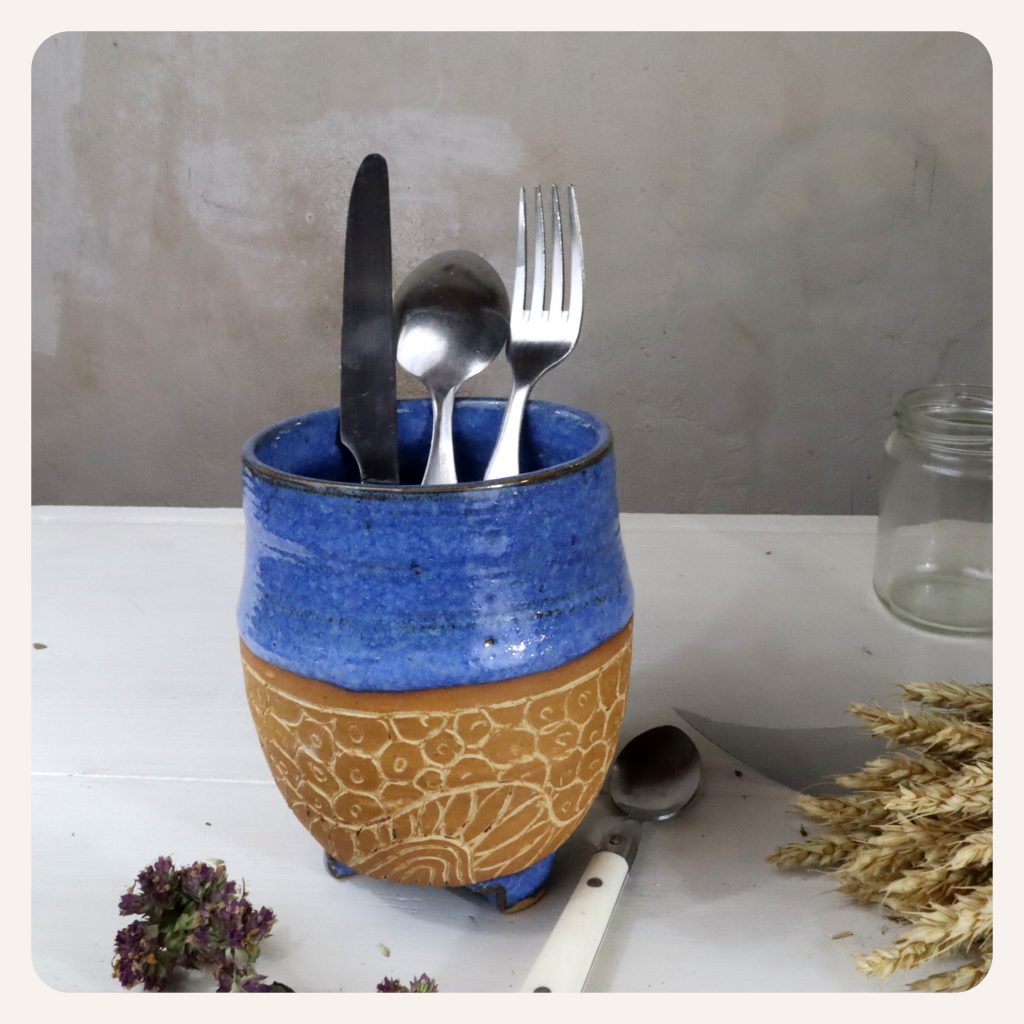 égouttoir à couverts grès artisanal